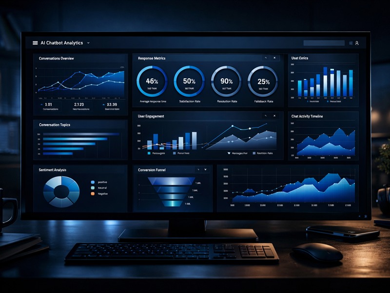 AI chatbot dashboard
