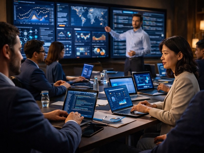 Workforce upskilling session focused on emerging technologies and digital methodologies